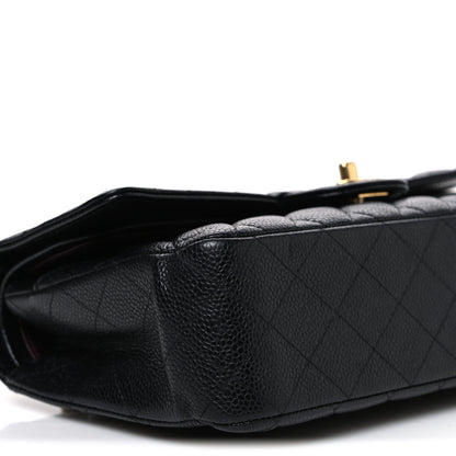 Chanel Caviar Quilted Medium Double Flap Black 8 of 9