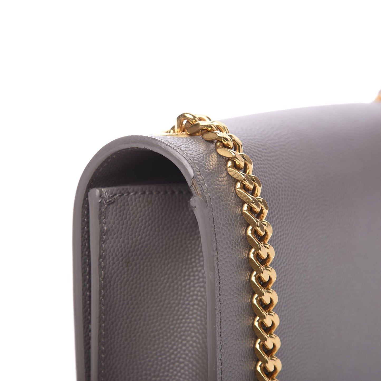 Grain De Poudre Small Monogram Kate Satchel Fog