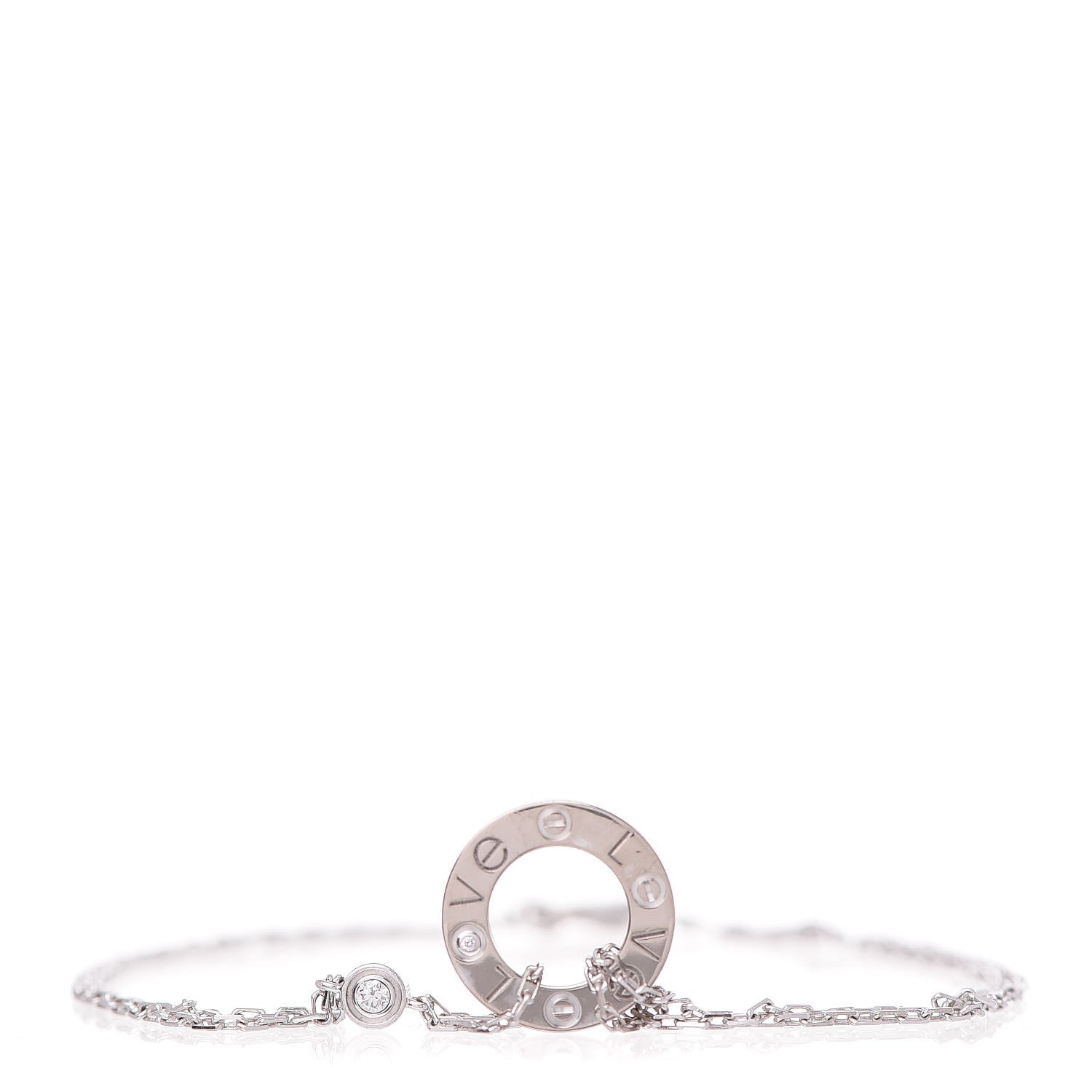 Cartier 18K Gold Diamond LOVE Bracelet 1 of 6