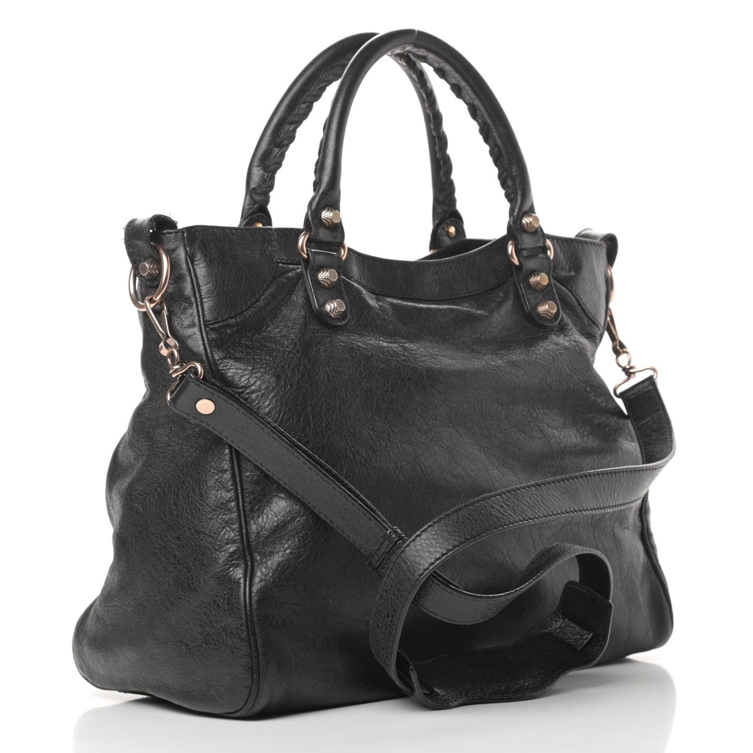 Balenciaga Agneau Giant 12 Rose Gold Hardware Velo Black 3 of 15