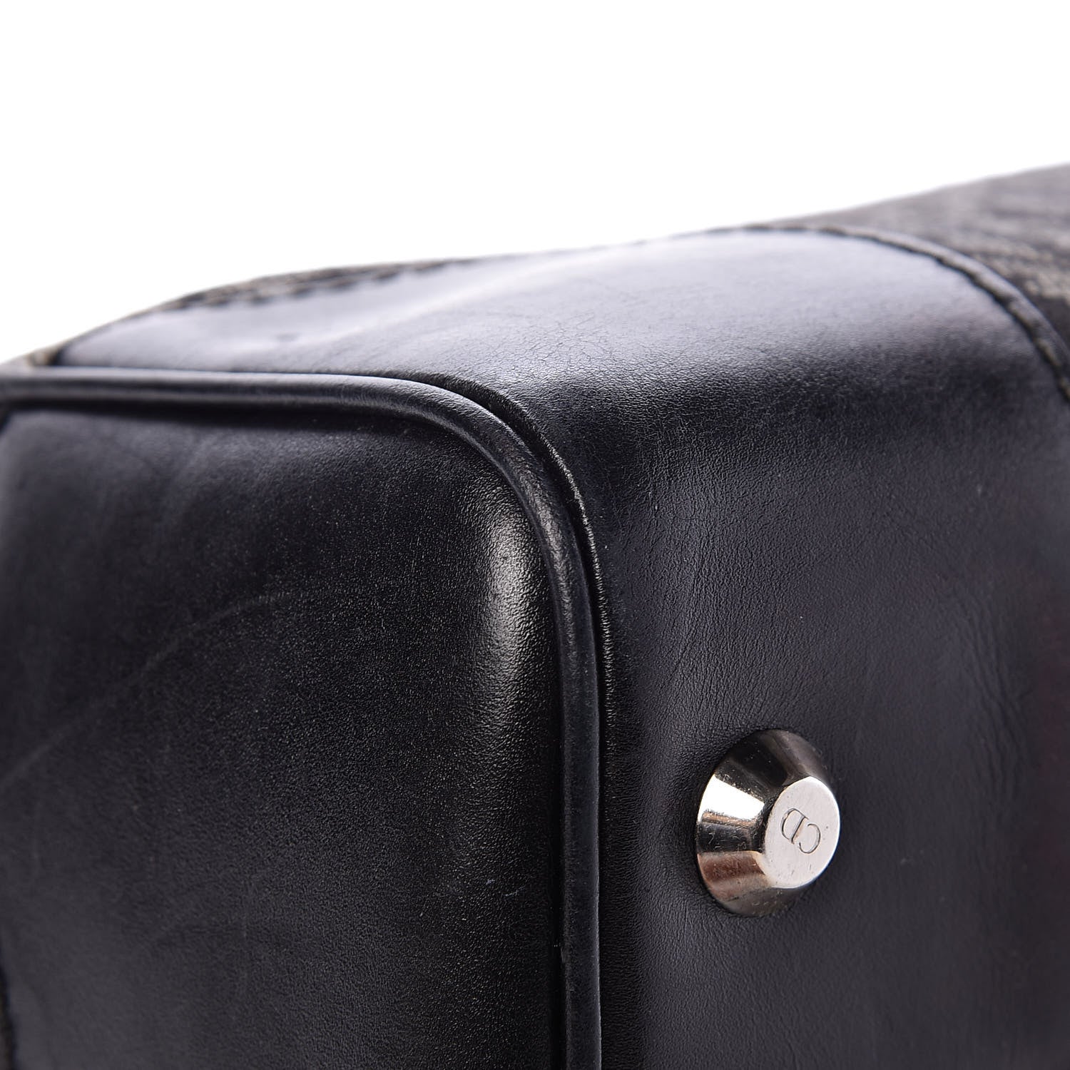 Christian Dior Monogram Boston Black 13 of 21