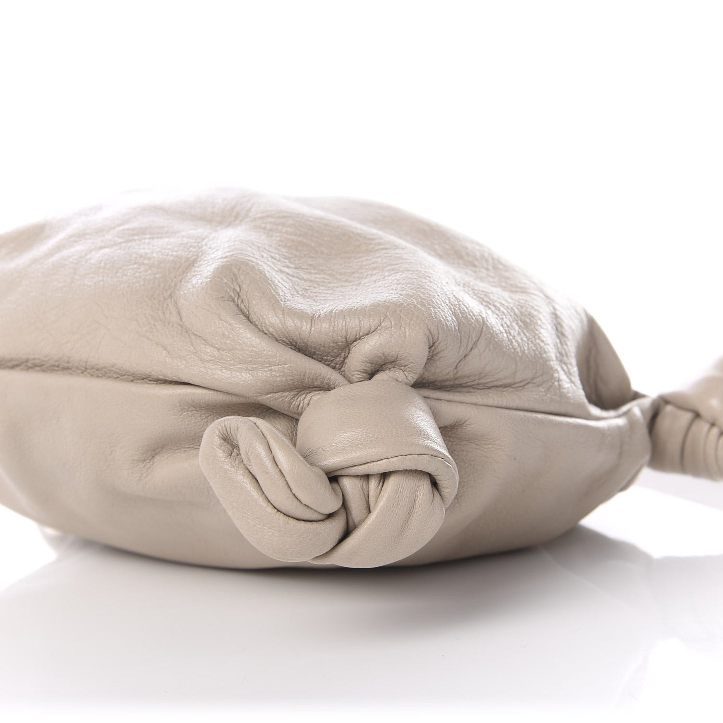 Calfskin Mini Hobo Bag Beige