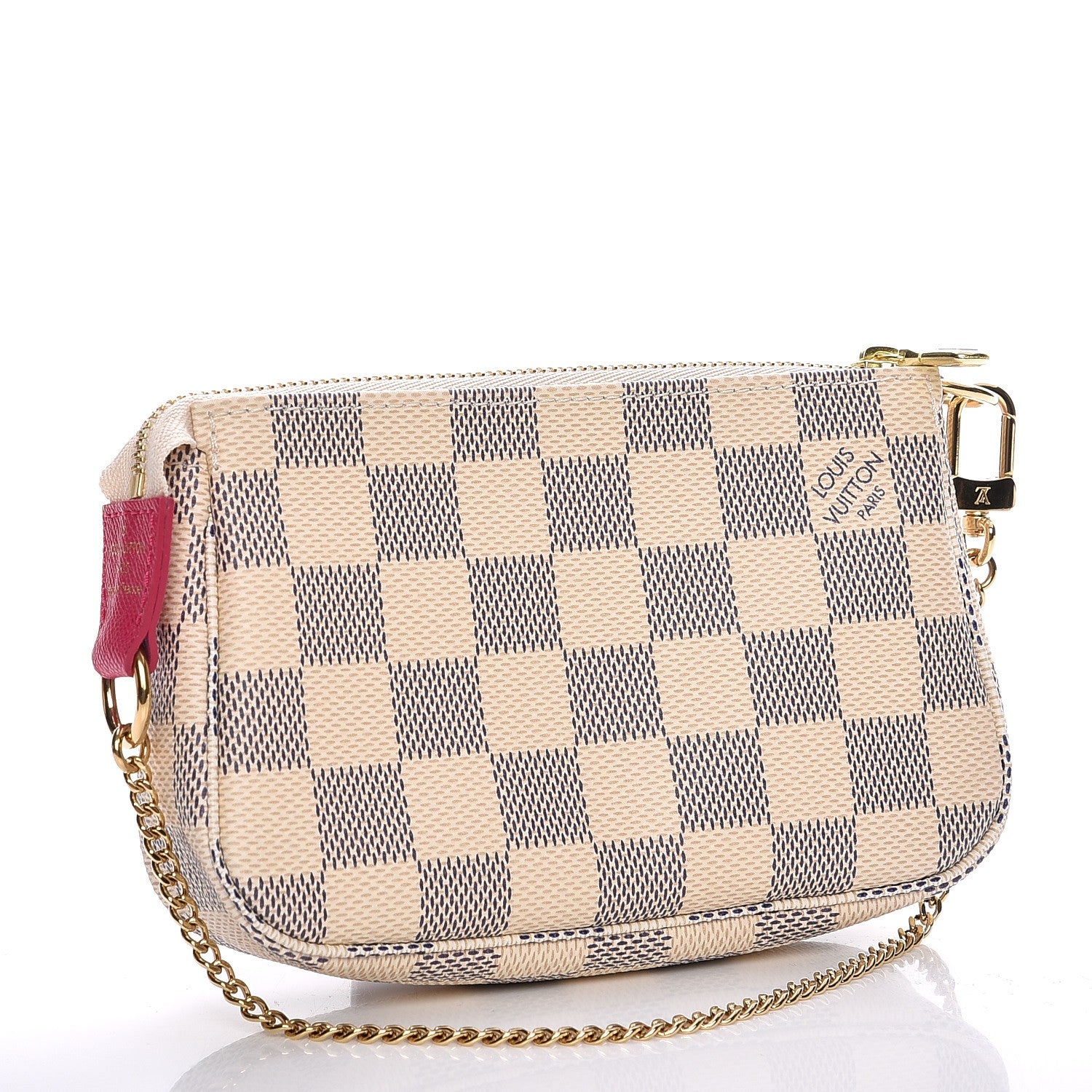 Louis Vuitton Damier Azur 2015 Christmas Animation Mini Pochette Accessories 3 of 8
