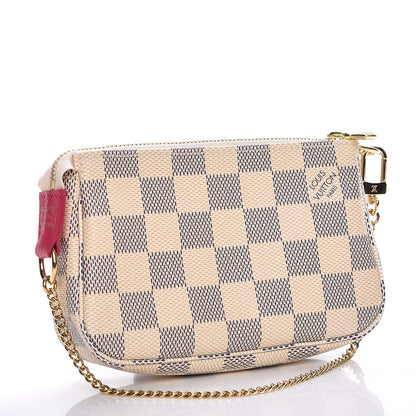 Louis Vuitton Damier Azur 2015 Christmas Animation Mini Pochette Accessories 3 of 8
