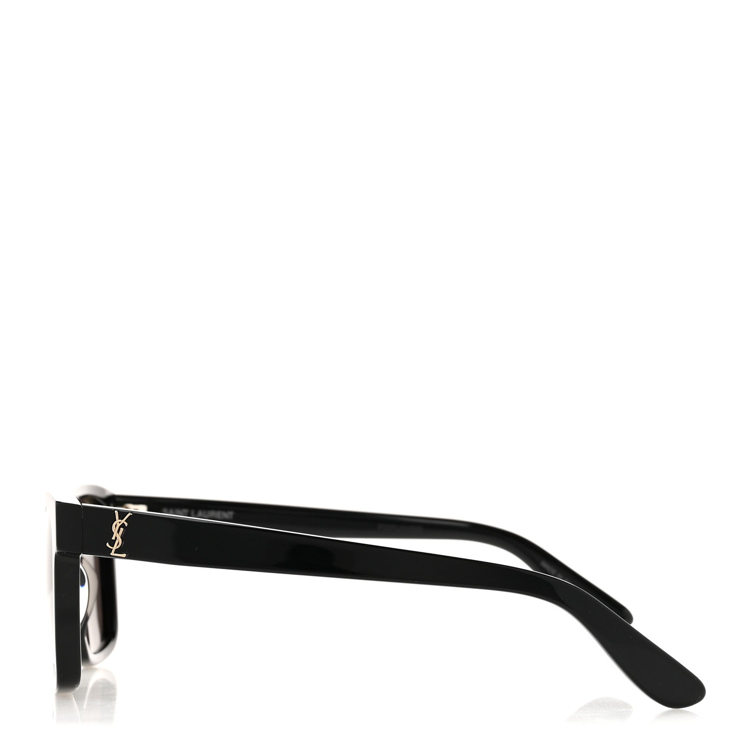 Saint Laurent Square Acetate SLM13 Sunglasses Black 4 of 8