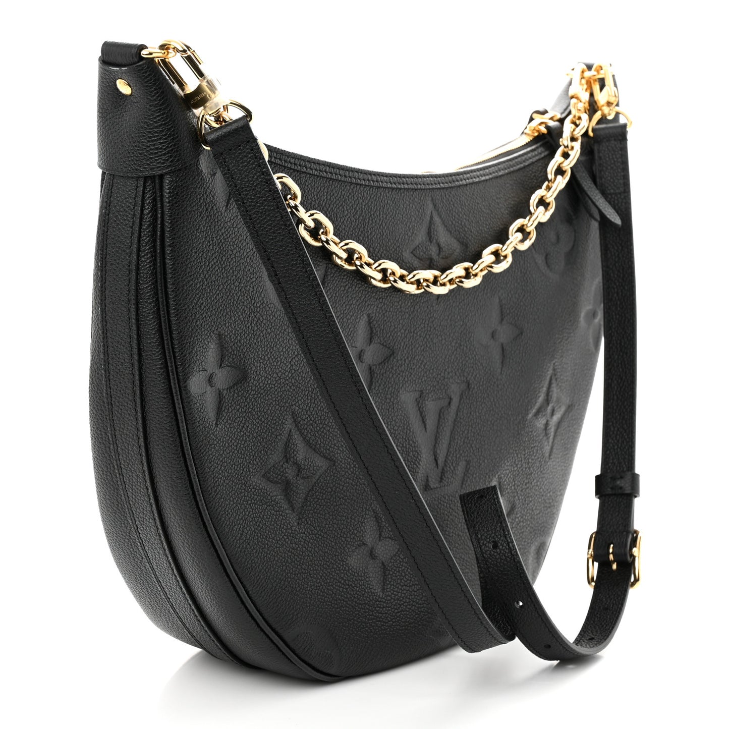 Empreinte Monogram Giant Loop Hobo Black