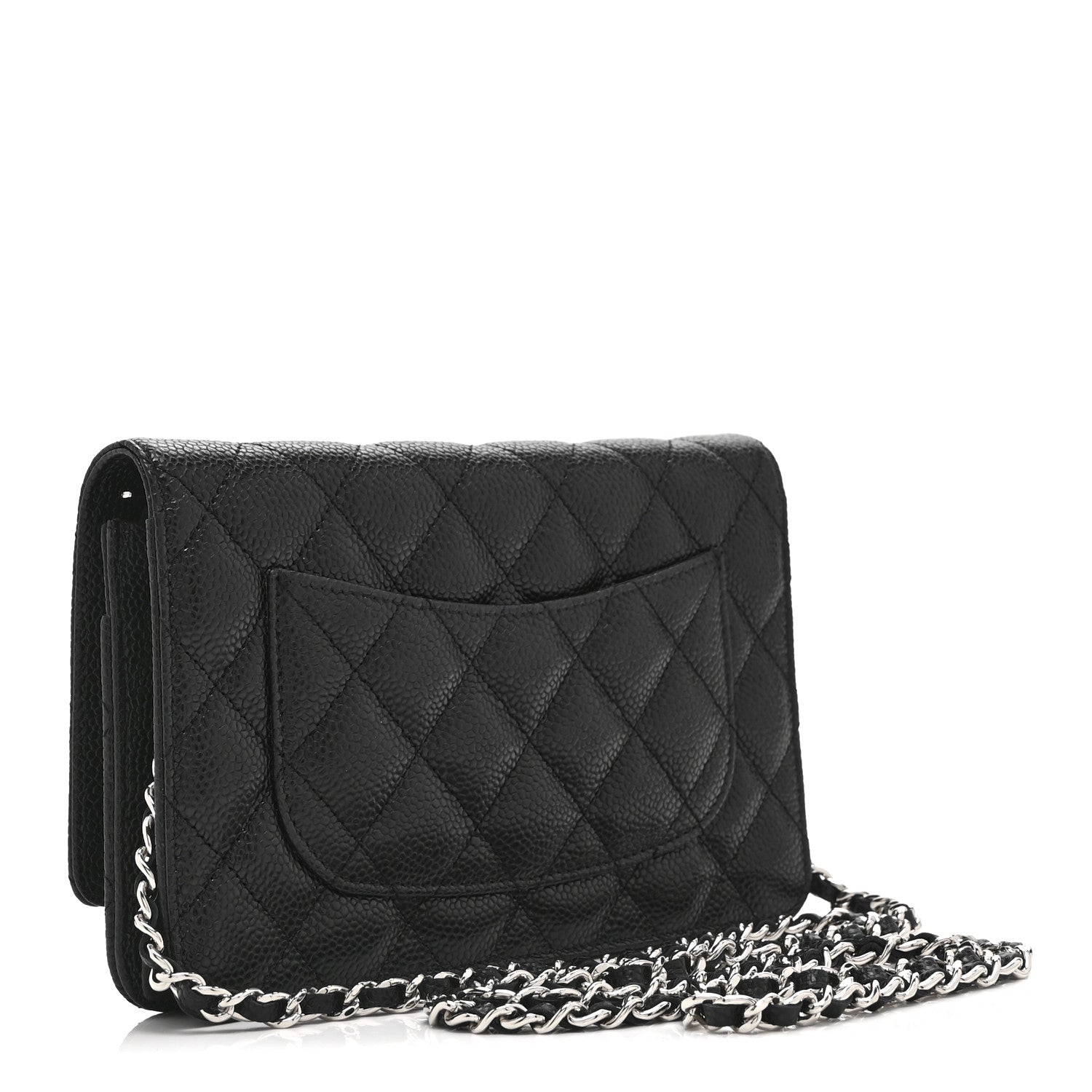 Chanel Caviar Quilted Wallet on Chain WOC Black 3 of 11
