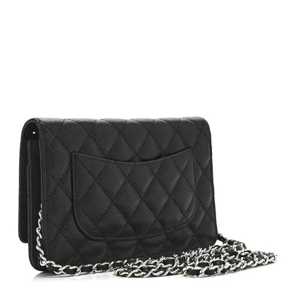 Chanel Caviar Quilted Wallet on Chain WOC Black 3 of 11