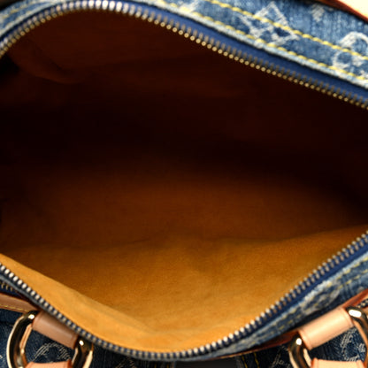 Louis Vuitton Monogram Denim Neo Speedy Blue 5 of 9