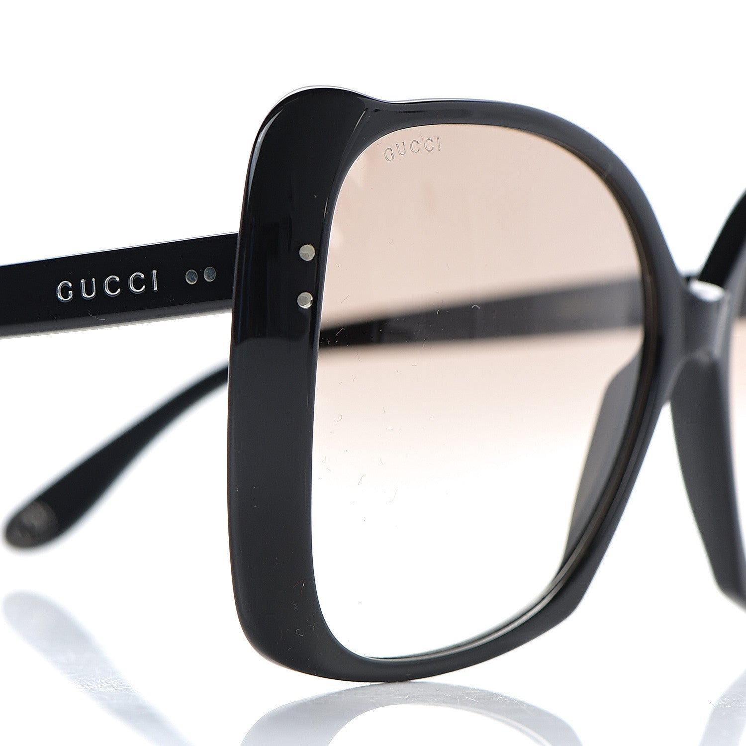 Gucci Acetate Oversize Square Frame GG0471S Sunglasses Black 8 of 9