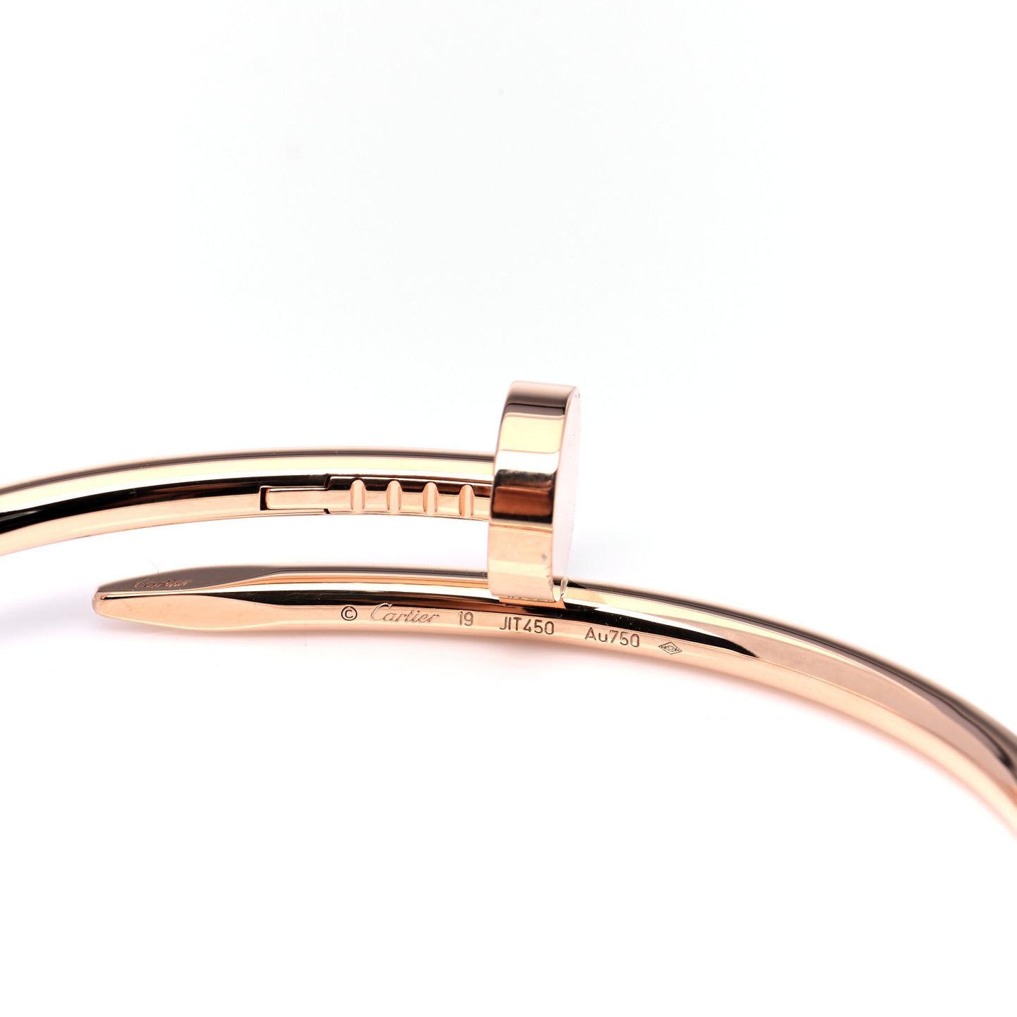 18K Pink Gold Juste Un Clou Bracelet 19