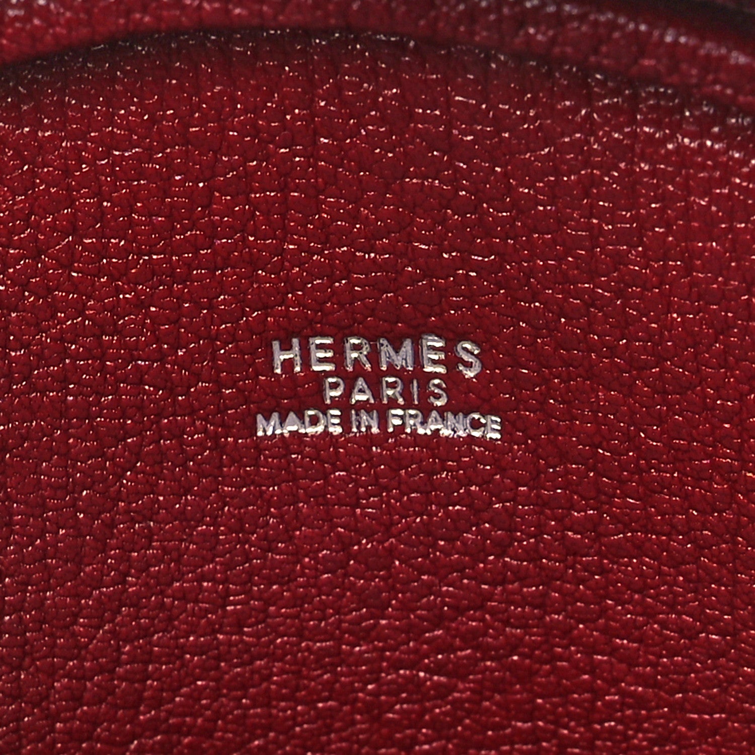 Hermes Ostrich Doha Maroon 6 of 10