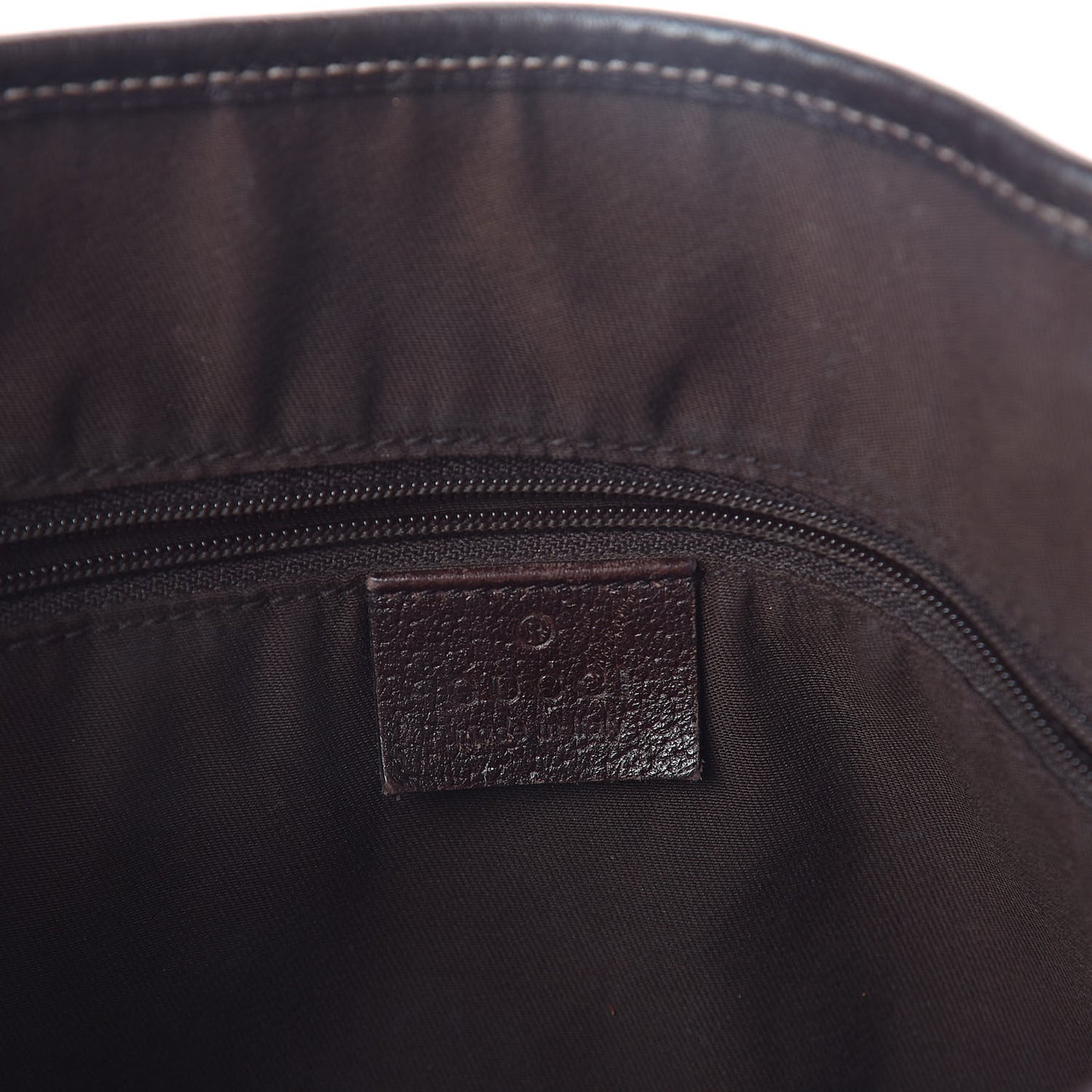 Monogram Medium Abbey Shoulder Bag Dark Brown