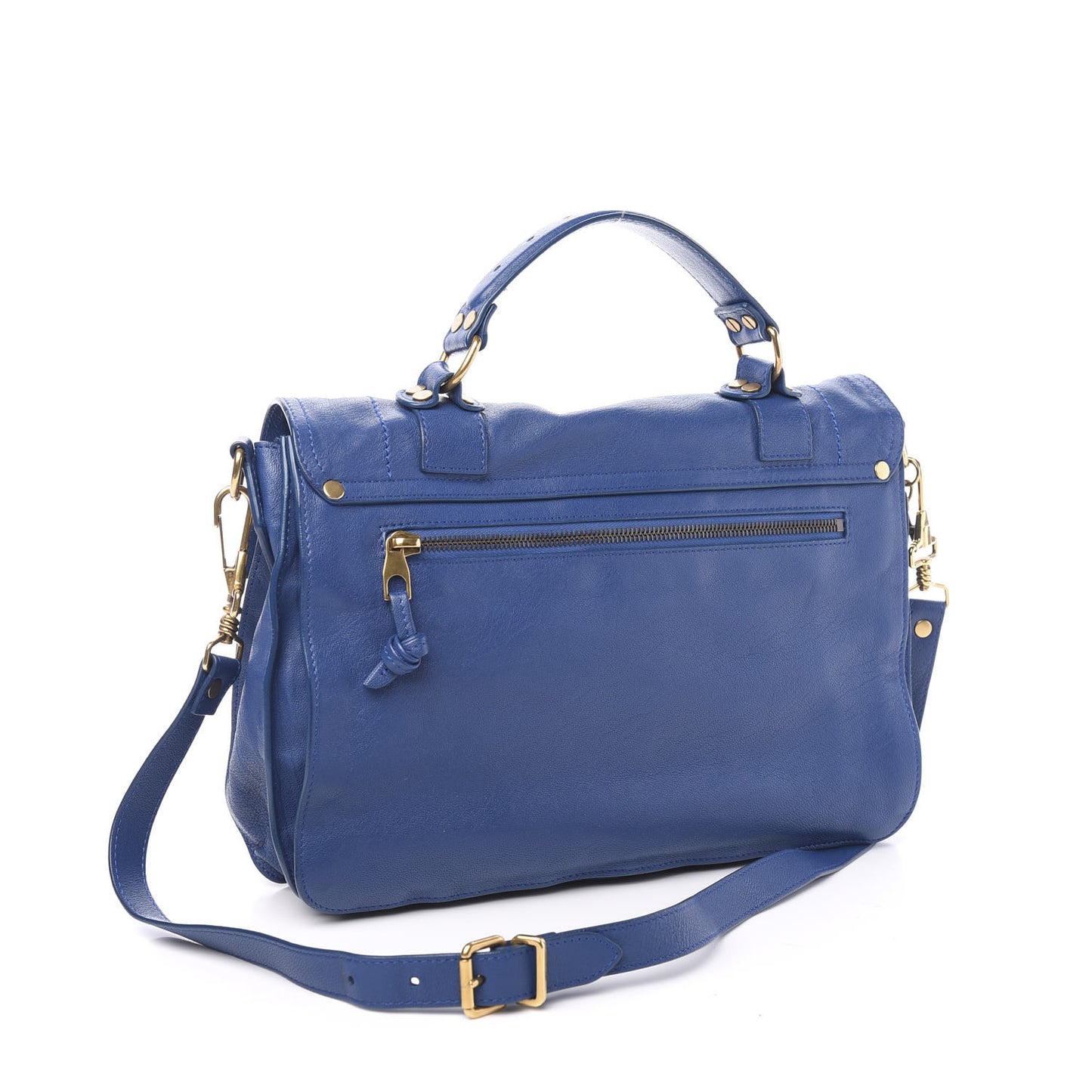 Lambskin Medium PS1 Satchel Royal Blue