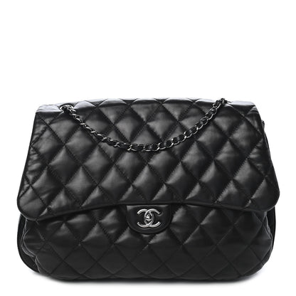 Chanel Lambskin Quilted Chanel 3 Maxi Flap Bag Black 1 of 10