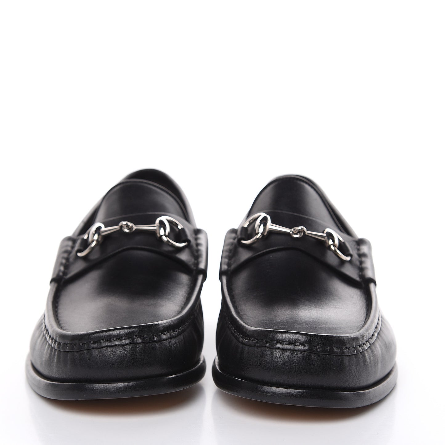 Calfskin Mens 1953 Horsebit Loafers 9.5 Black
