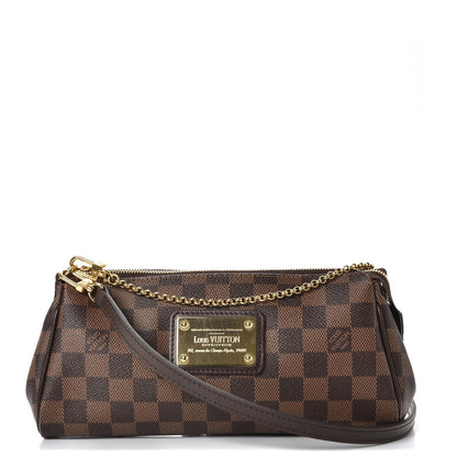 Louis Vuitton Damier Ebene Eva Clutch 1 of 8