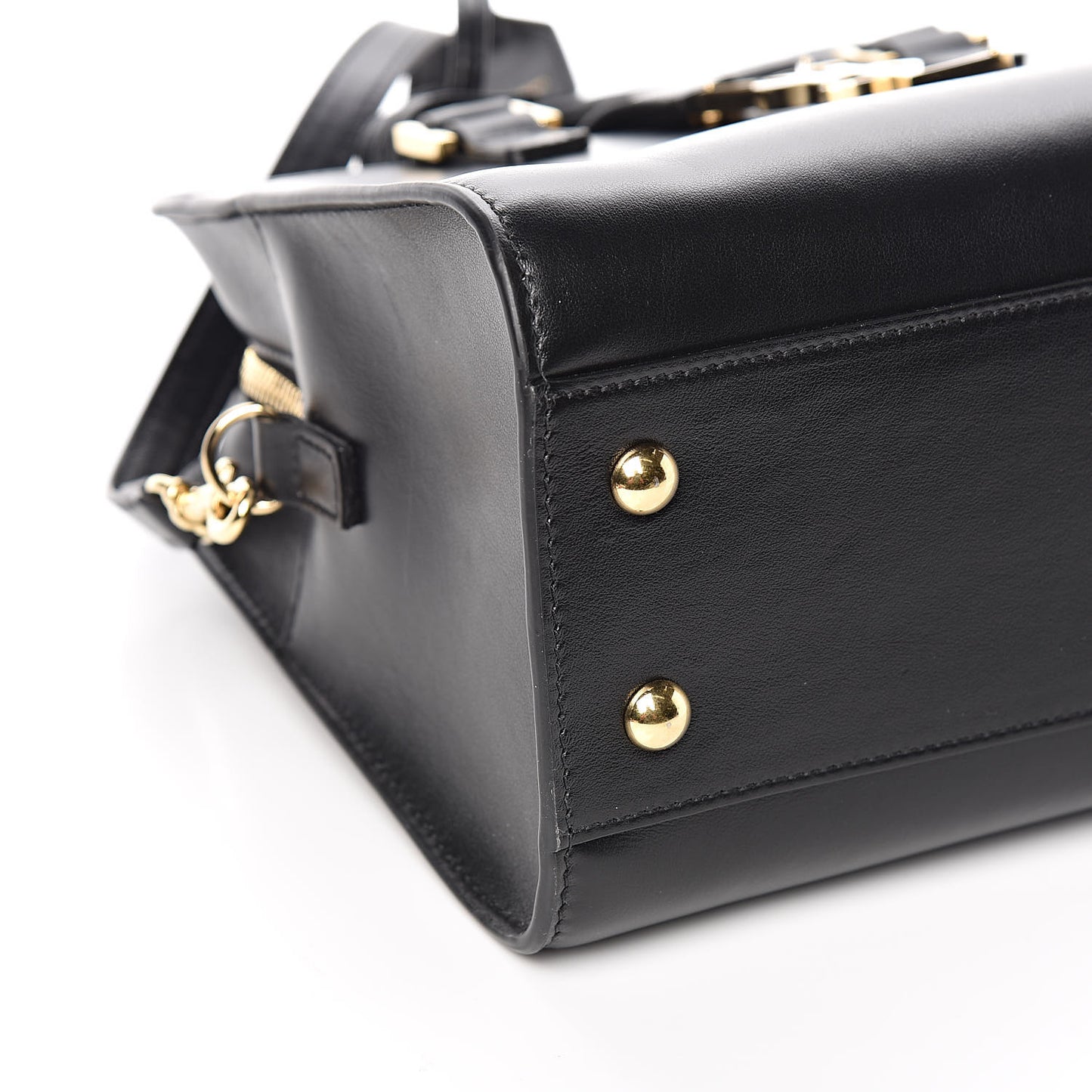 Calfskin Monogram Baby Cabas Black