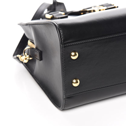 Saint Laurent Calfskin Monogram Baby Cabas Black 8 of 10