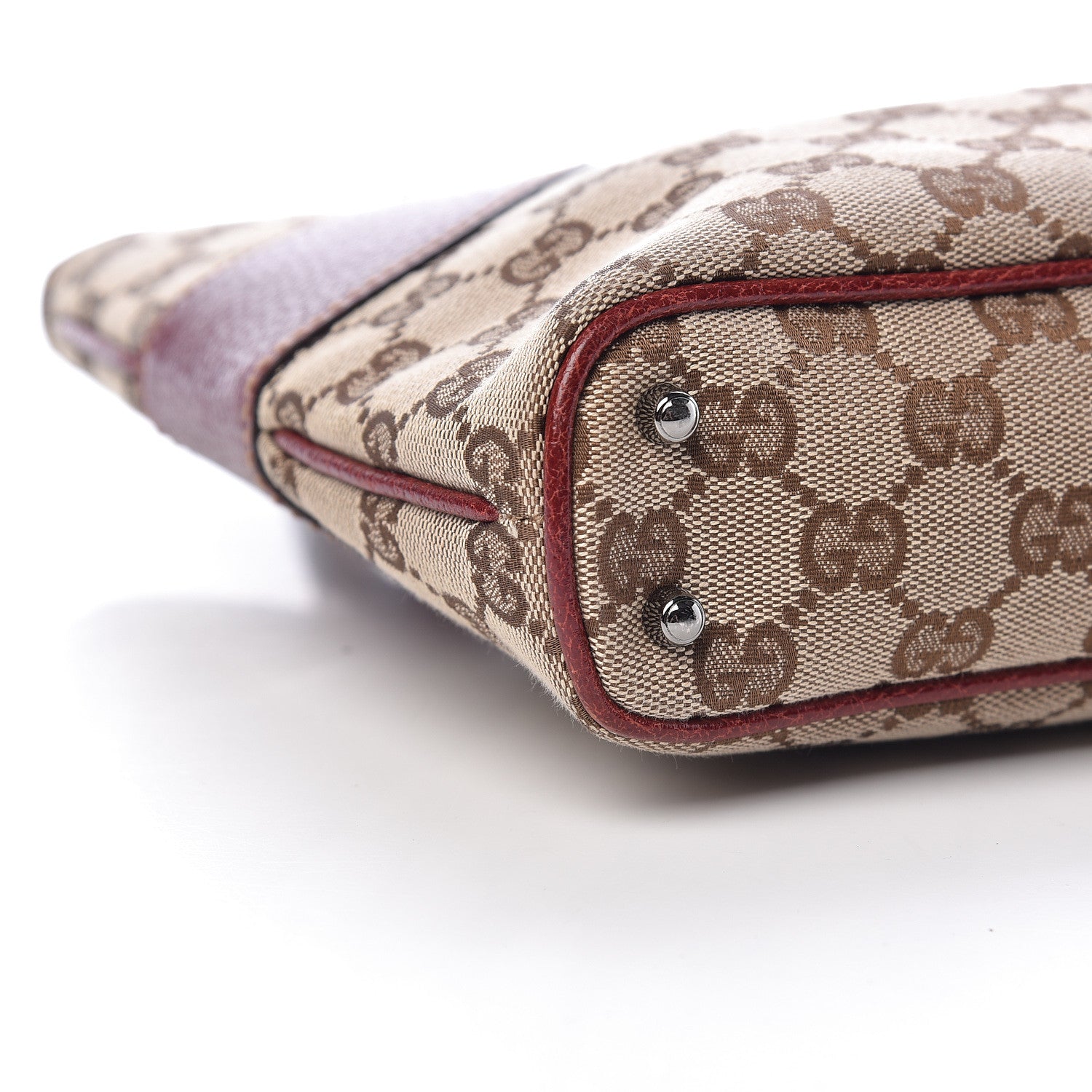 Gucci Monogram Shoulder Bag Red 5 of 10
