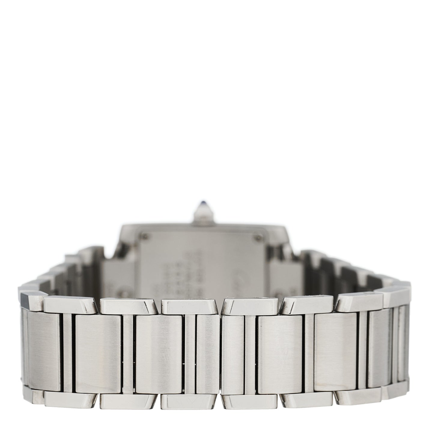 Stainless Steel Diamond 20mm Tank Francaise Quartz Watch