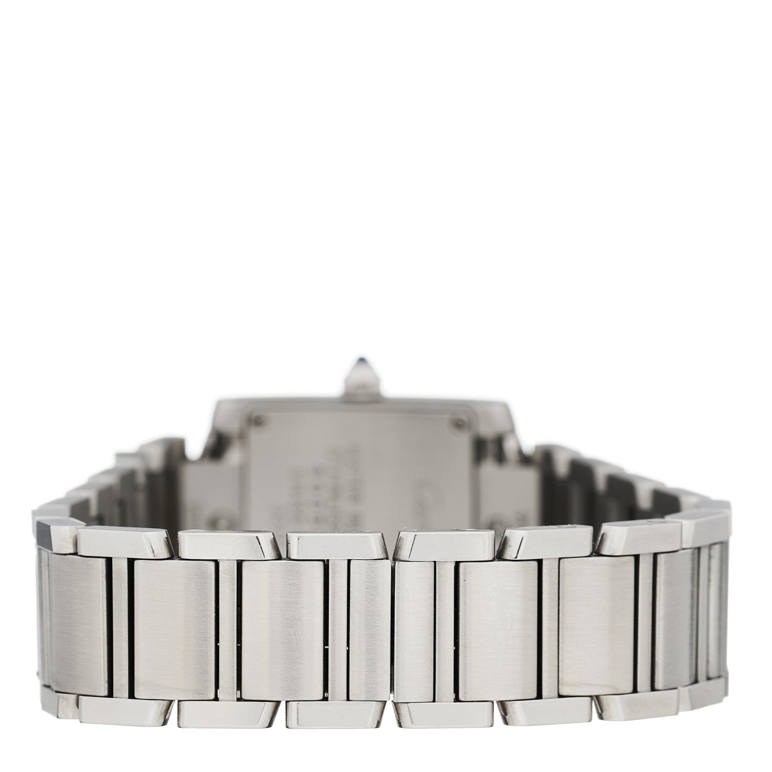Cartier Stainless Steel Diamond 20mm Tank Francaise Quartz Watch 3 of 5