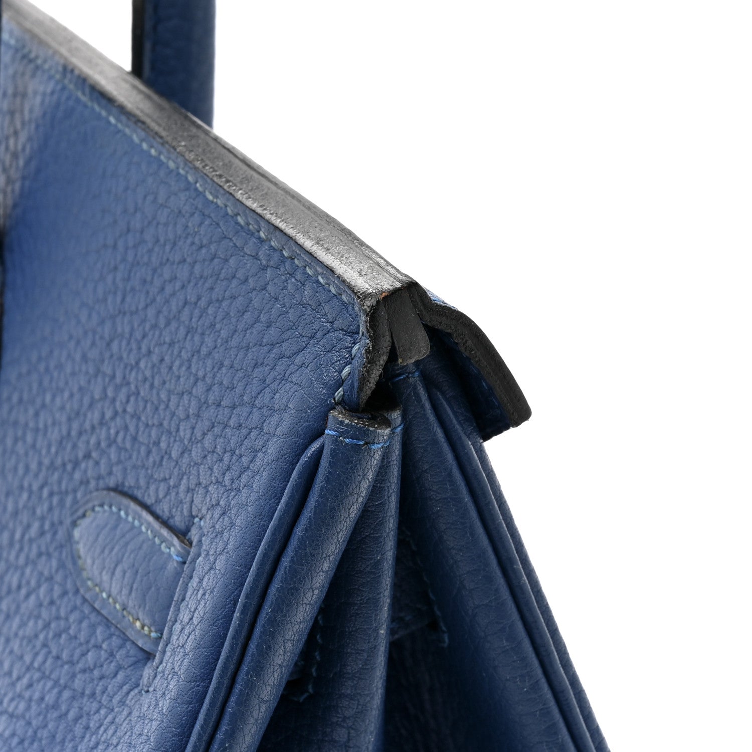 Hermes Togo Birkin 35 Bleu Thalassa 19 of 19