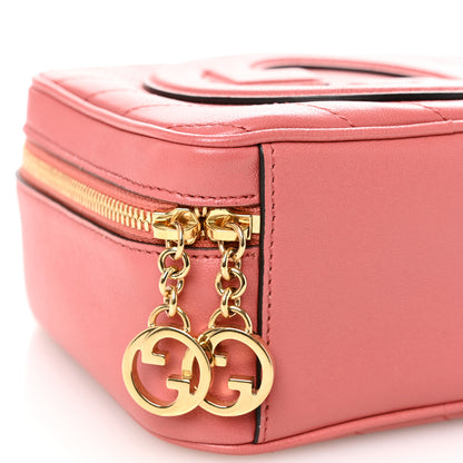 Gucci Sakai Be Green Calfskin Diagonal Stitched Small Blondie Shoulder Bag Pink 9 of 10