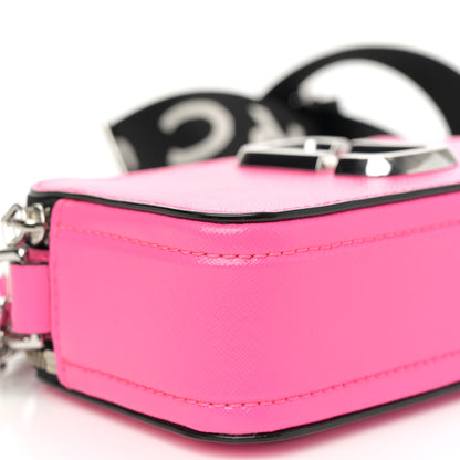 Marc Jacobs Saffiano Small Snapshot Camera Bag Bright Pink 8 of 9