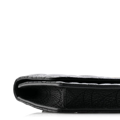 Christian Dior Supple Calfskin Cannage Caro Belt Pouch with Chain Black 9 of 14