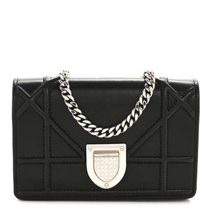 Christian Dior Lambskin Baby Diorama Flap Bag Black 7 of 13