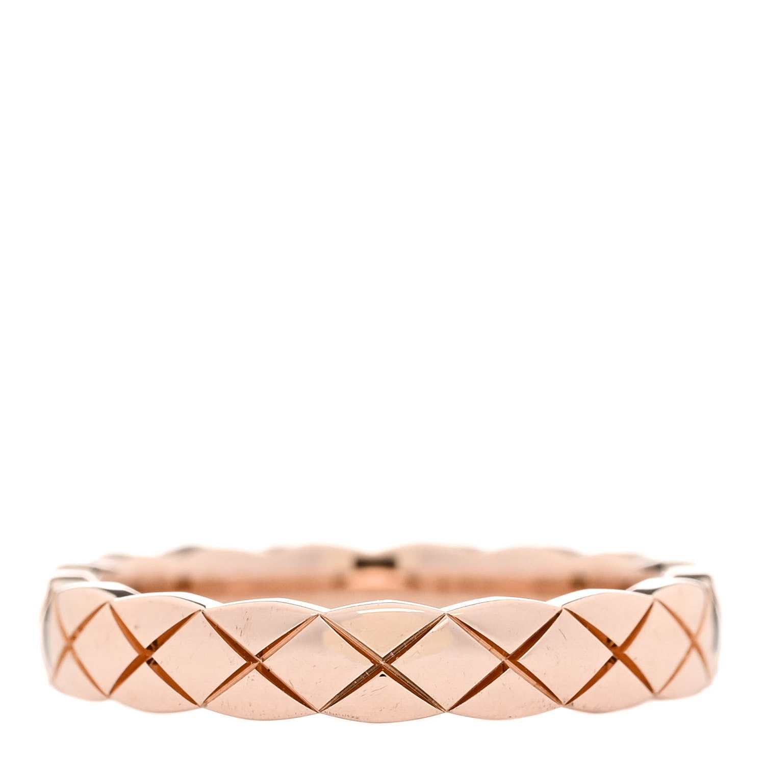 Chanel 18K Beige Gold Mini Coco Crush Ring 47 4.25 48 4.5 3 of 5