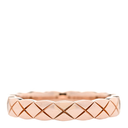 Chanel 18K Beige Gold Mini Coco Crush Ring 47 4.25 48 4.5 3 of 5