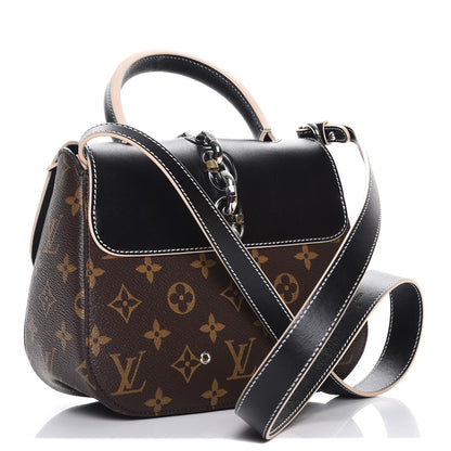 Louis Vuitton Calfskin Monogram Chain It Bag PM Black 3 of 8