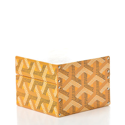 Goyard Goyardine Regence Mini Trunk Yellow 3 of 8
