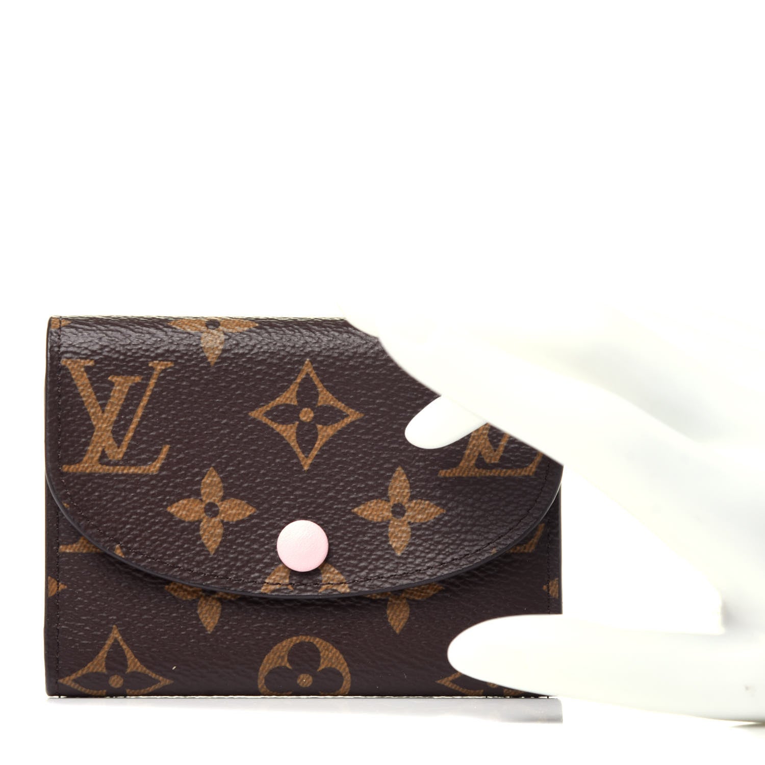 Louis Vuitton Monogram Rosalie Coin Purse Rose Ballerine 2 of 9