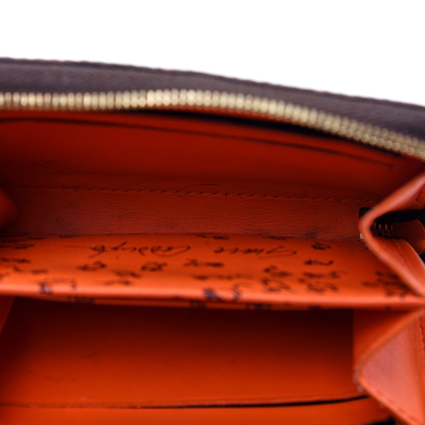 Catogram Zippy Coin Purse Marron