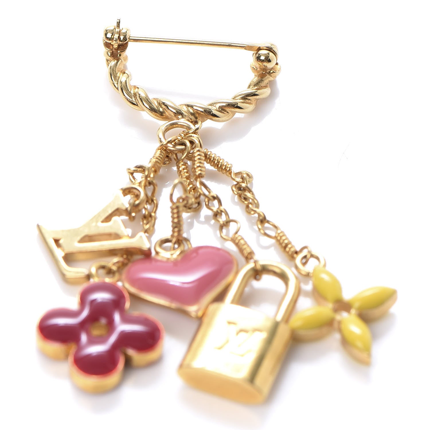 Louis Vuitton Sweet Monogram Pin Brooch 3 of 3