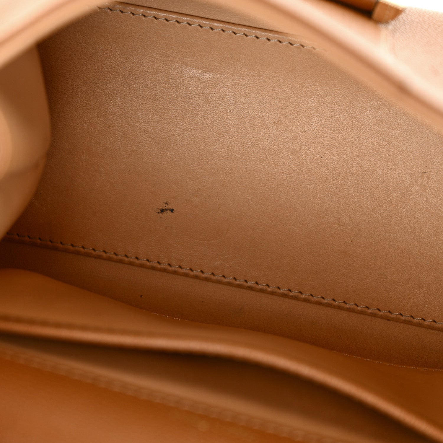 Delvaux Grained Calfskin Mini Brillant Satchel Natural 11 of 18