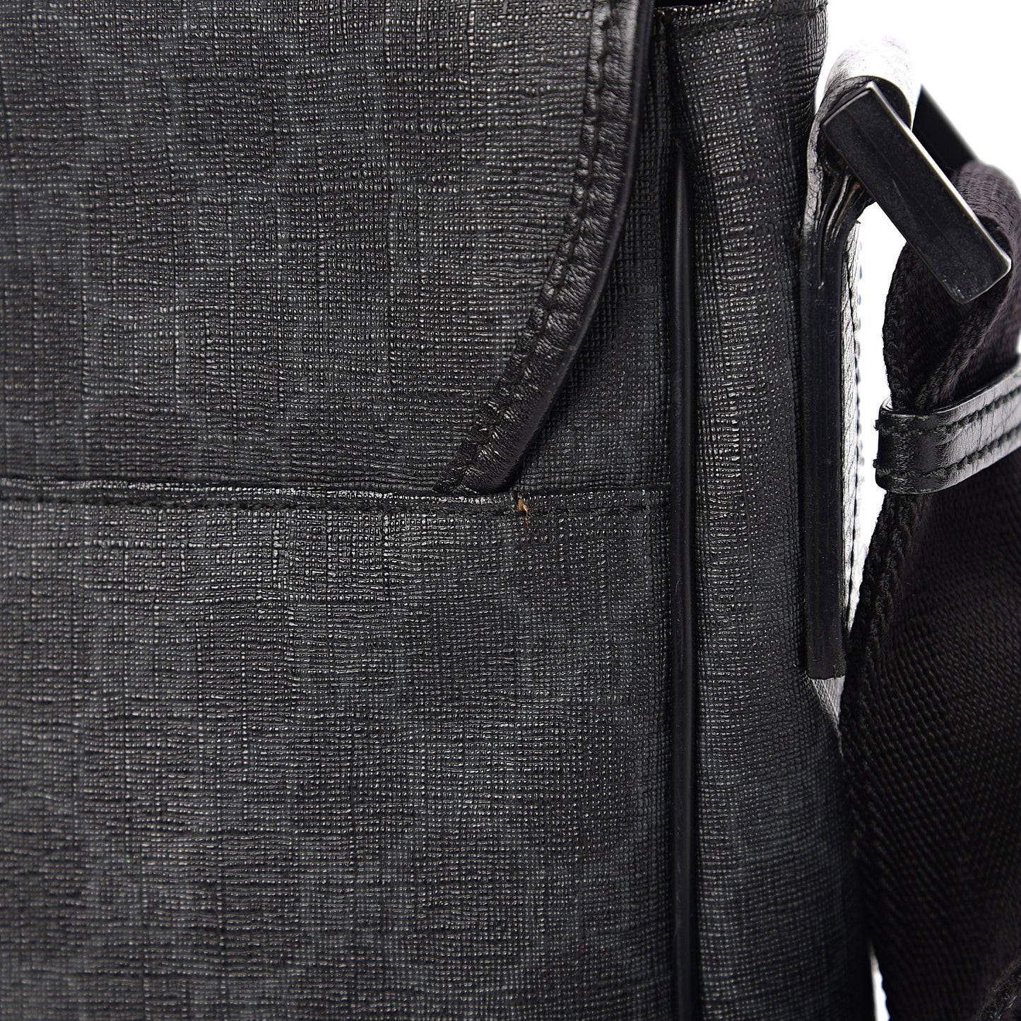 GG Plus Monogram Medium Flap Messenger Bag Black
