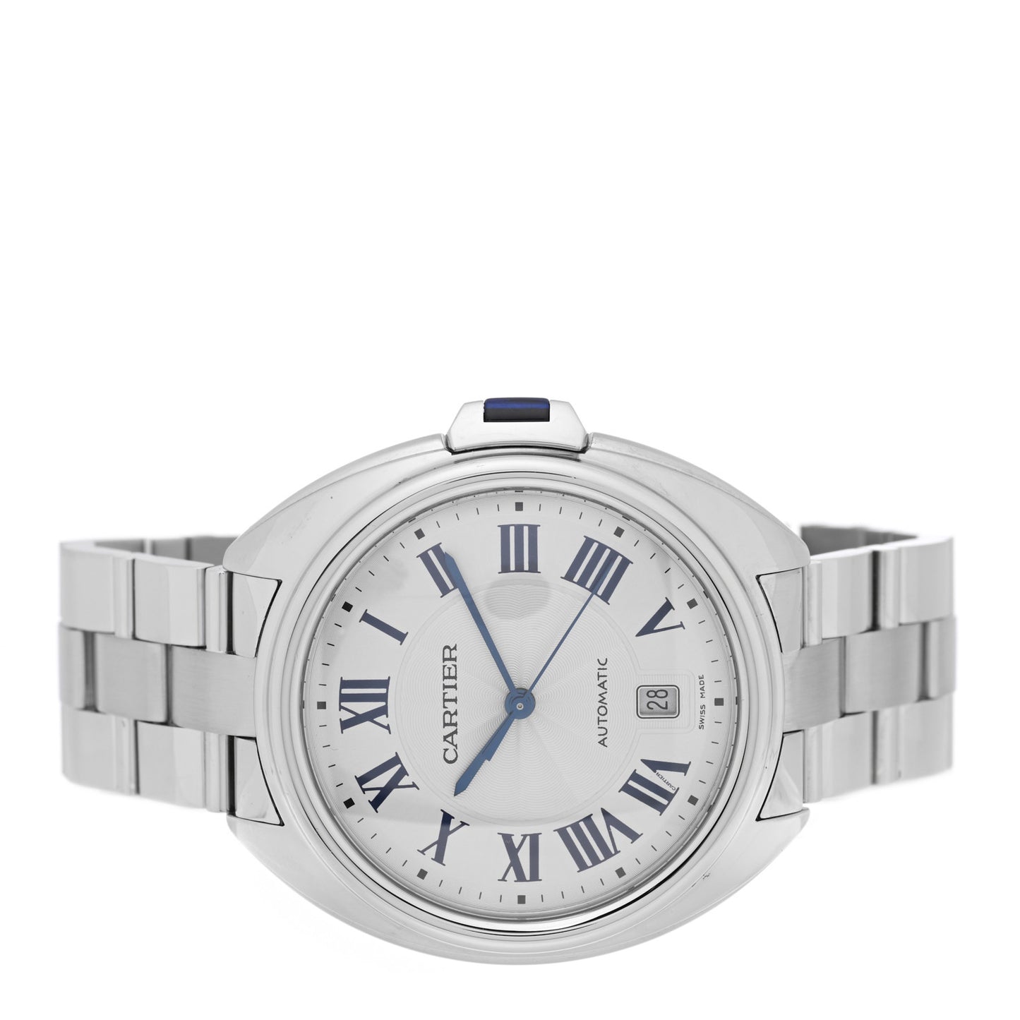 Stainless Steel 40mm Cle De Cartier Automatic Watch