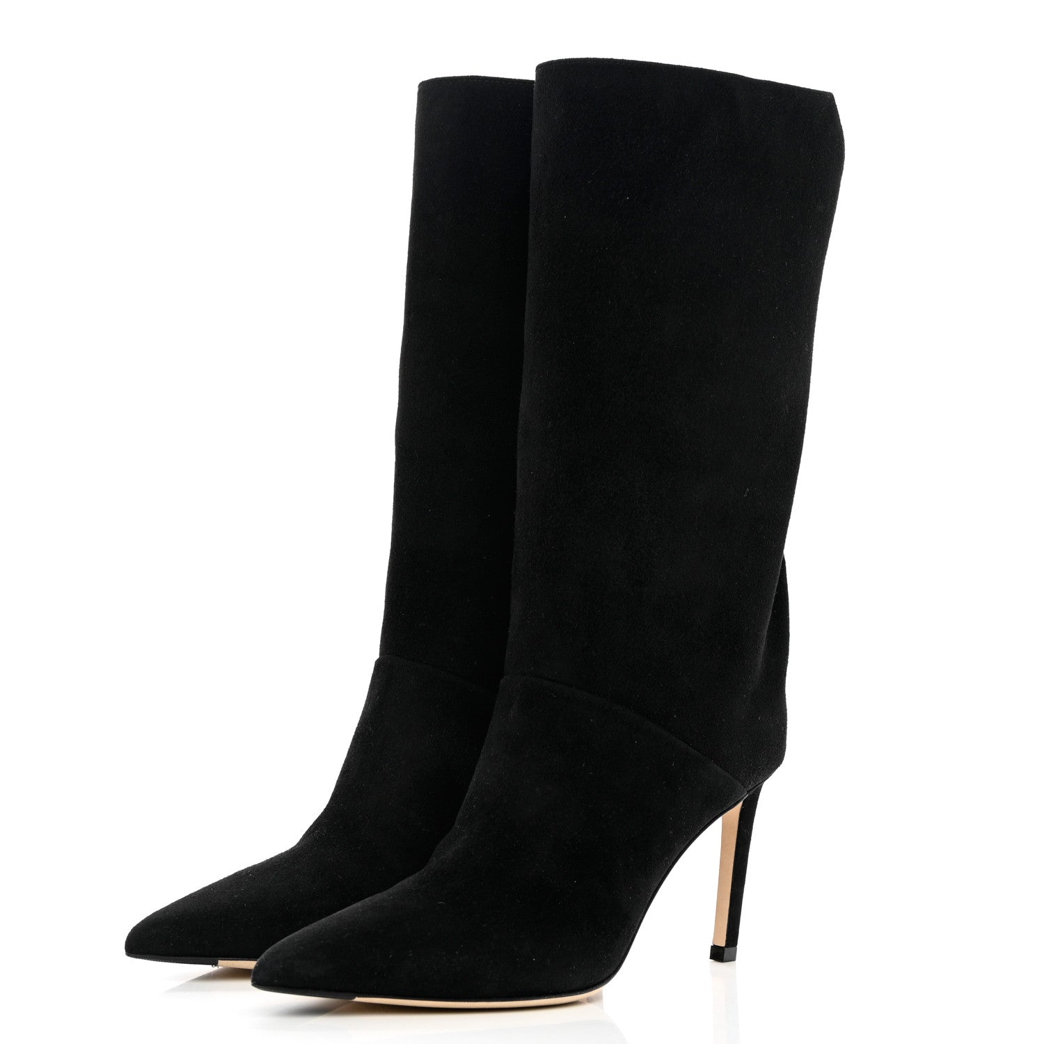 Jimmy Choo Suede Beren 85 Boots 36 Black 3 of 8