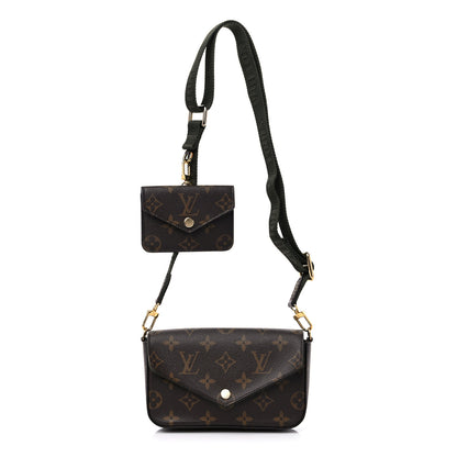Louis Vuitton Monogram Felicie Strap & Go Kaki 1 of 11