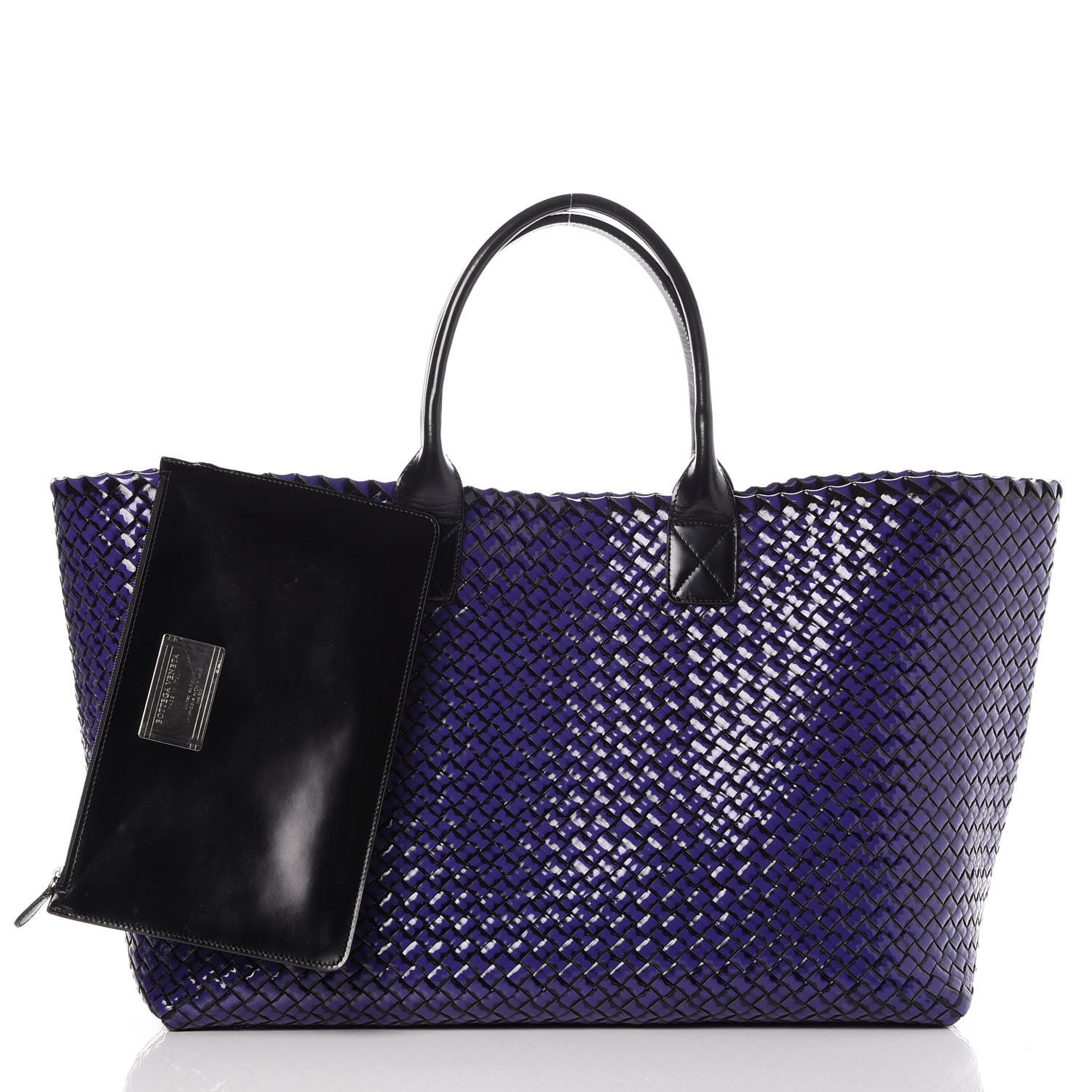 Bottega Veneta Spazzolato Intrecciato Large Cabat Anemone 3 of 8
