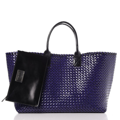Bottega Veneta Spazzolato Intrecciato Large Cabat Anemone 3 of 8