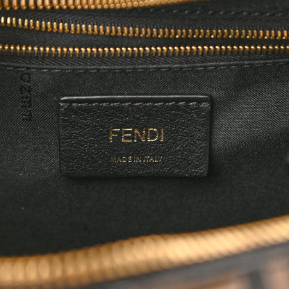 Fendi Vitello Bi-Color FF 1974 Embossed Mini Backpack Maya Black 6 of 8