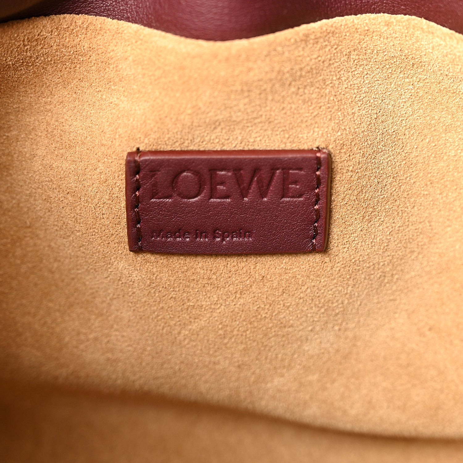 Loewe Nappa Medium Flamenco Knot Bag Dark Burgundy 5 of 10