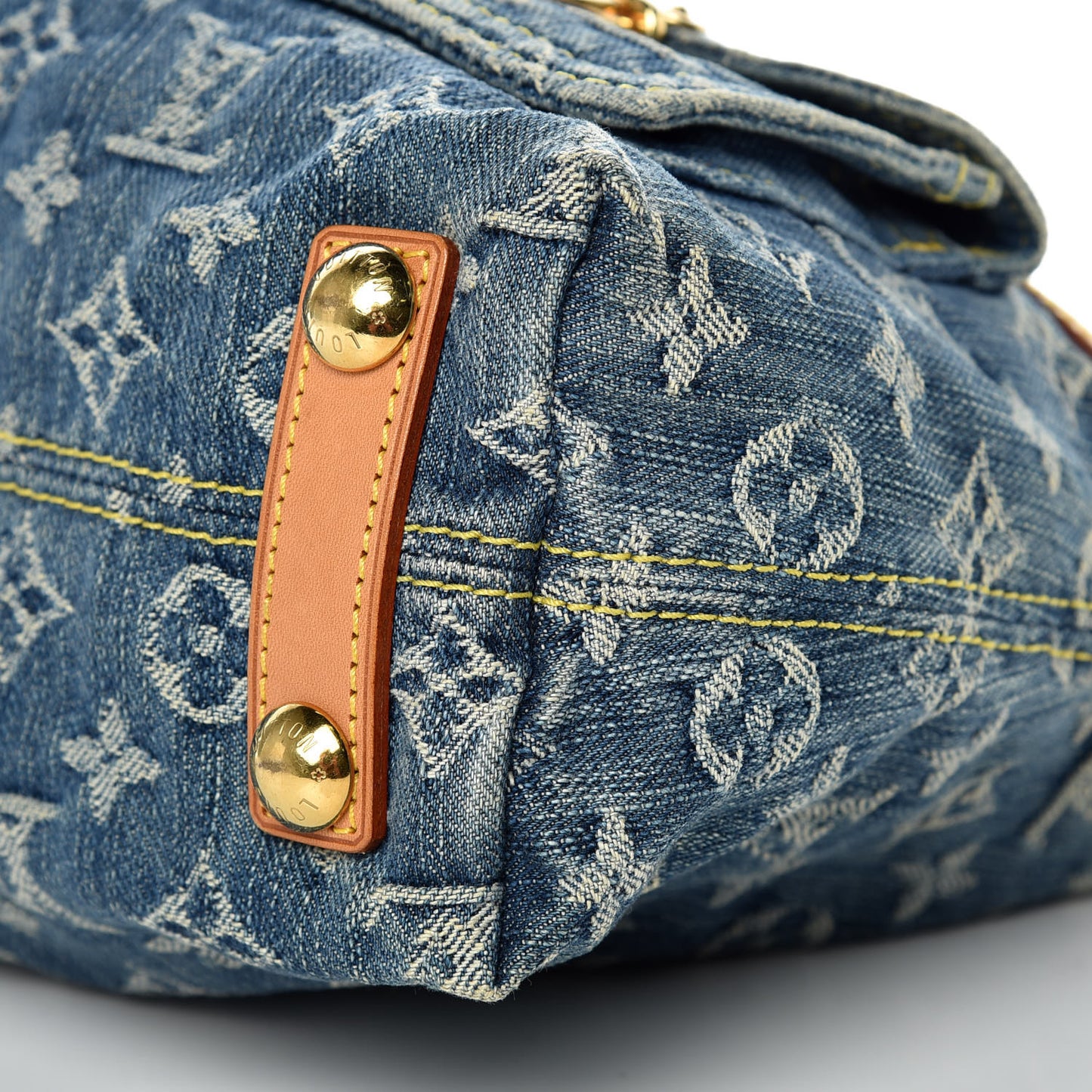 Monogram Denim Baggy PM Blue