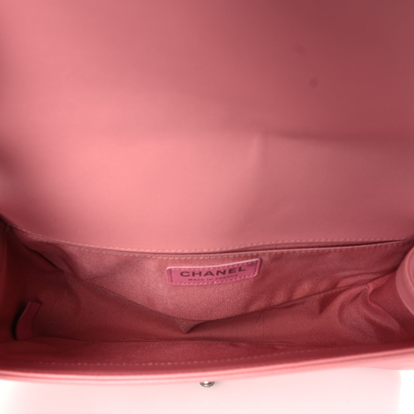 Lambskin Quilted Medium Boy Flap Light Pink