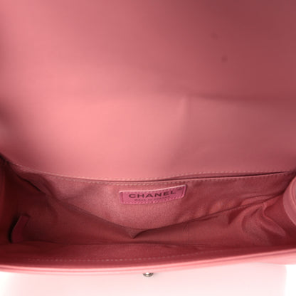 Chanel Lambskin Quilted Medium Boy Flap Light Pink 5 of 11